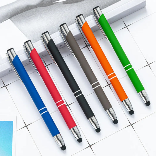 Stellar Soft Touch Pen With stylus (POC) - Persopens Promotional Products LTD