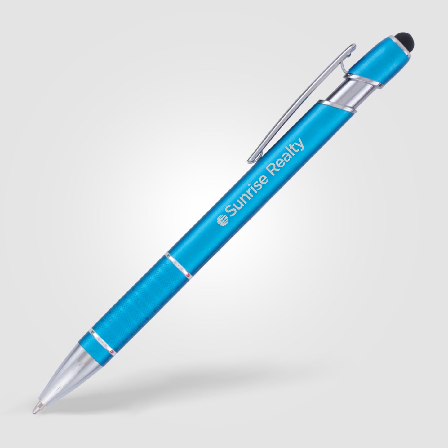 light blue pen