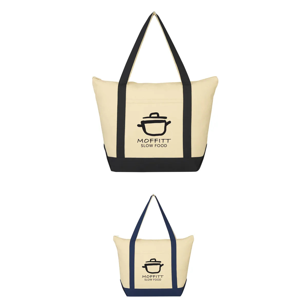 Folksy 12 oz. Cotton Canvas Tote Bag