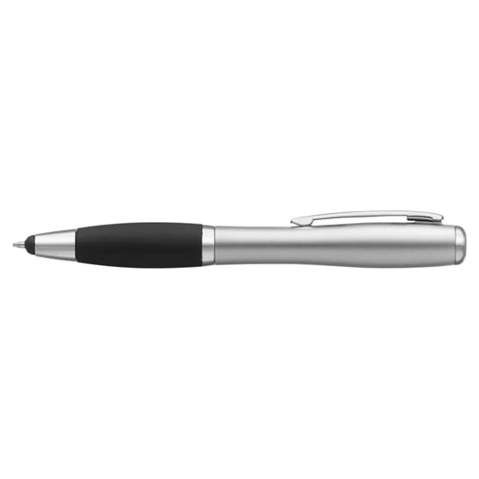 Curvaceous Flashlight Stylus Tip Ballpoint Pen