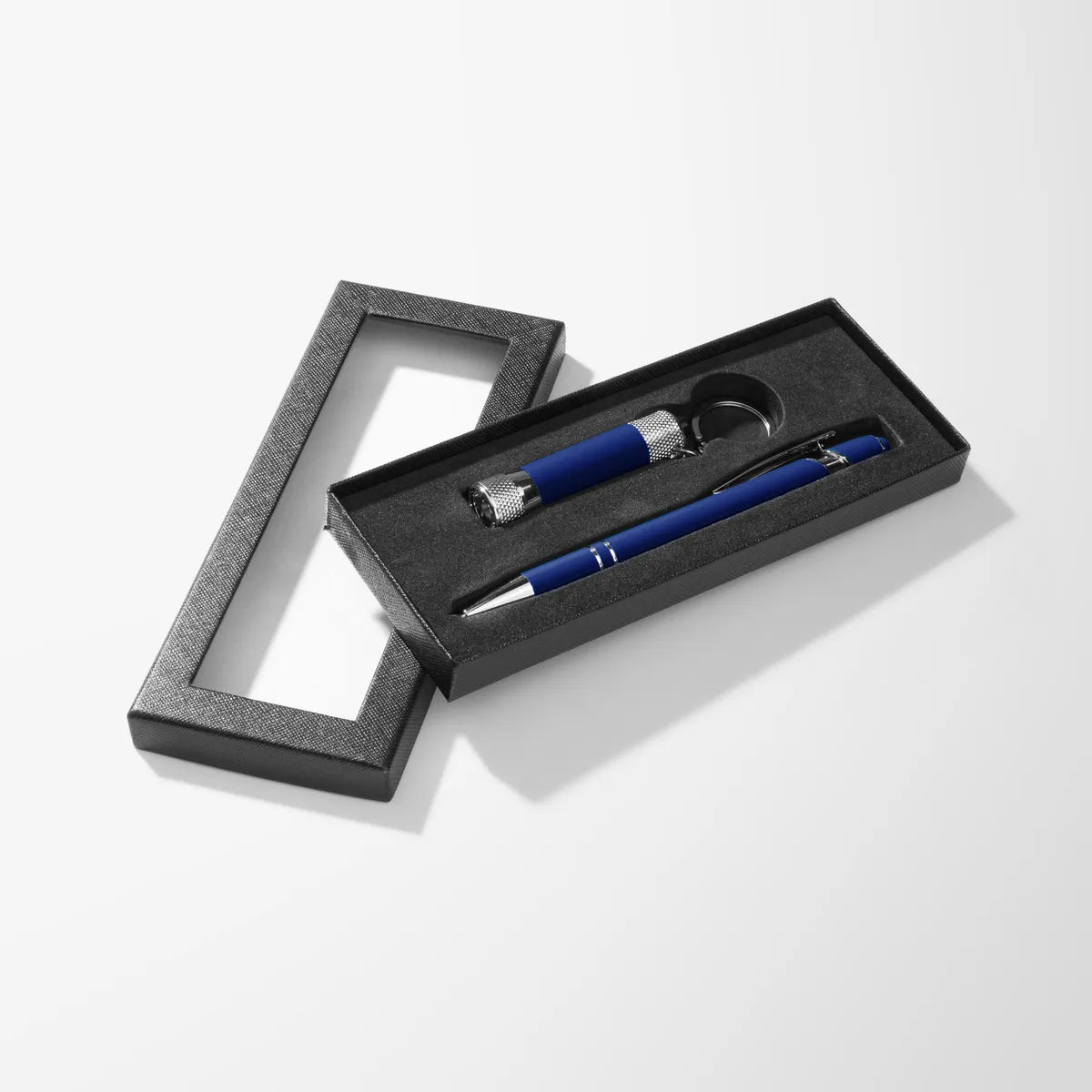 Full Color Alpha Pen & Flashlight Gift Set in Window Box