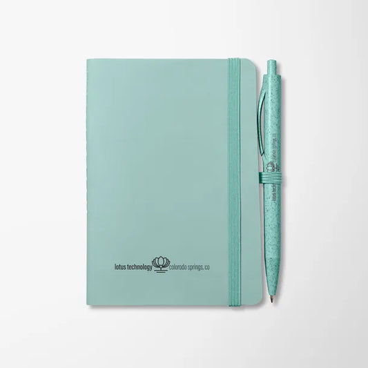 4"x 5.9" Stone Paper Soft Cover Journal & Pen Set