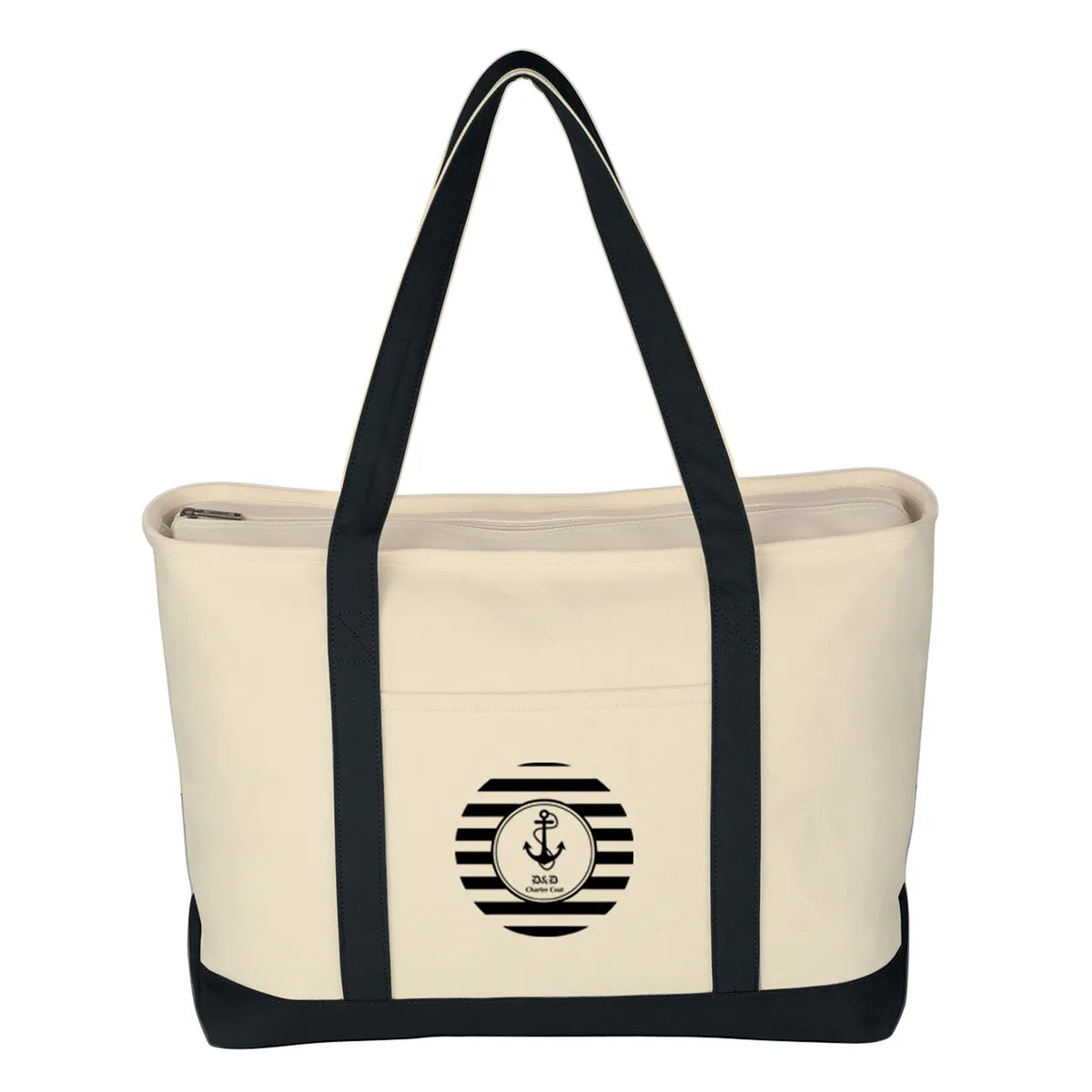 Large 24 oz. Cotton Canvas Boat Tote