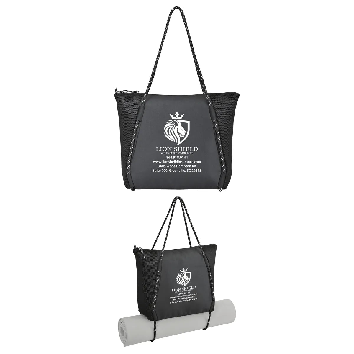 Revive RPET & Mesh Zippered Tote Bag