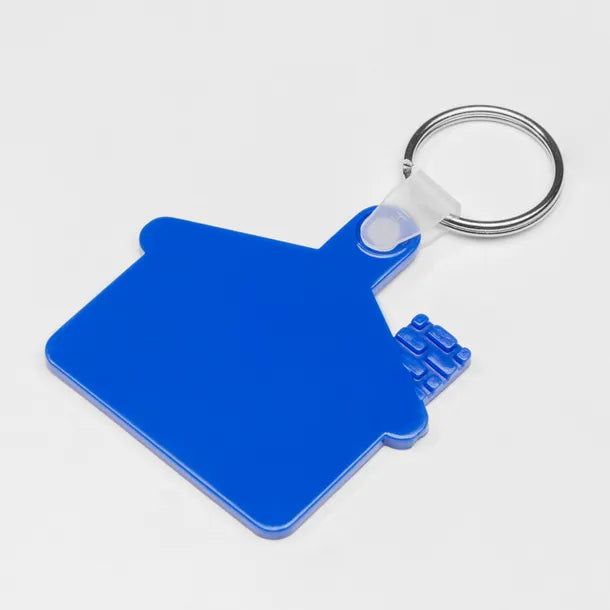 Soft Squeezable Key Tag - House
