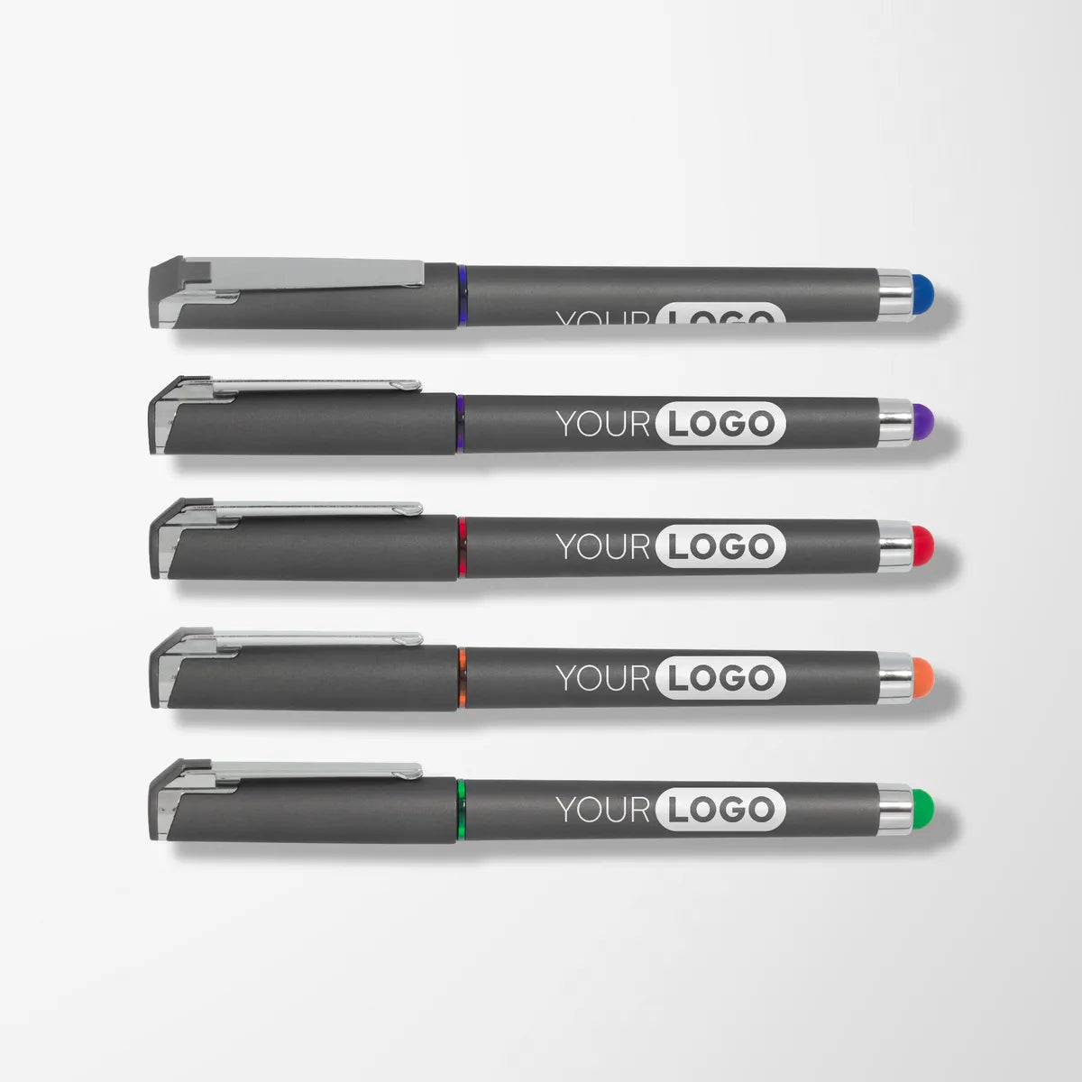 Soft Touch Accent Gel Pen with Colored Stylus