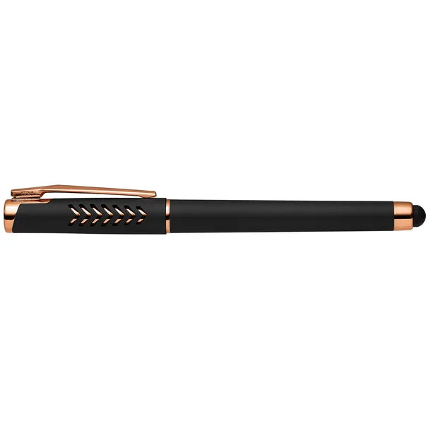 Full Color Hughes Stylus Pen with Chevron Cap