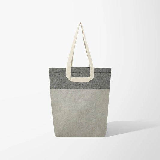 Mira Two-Tone Recycled Cotton Tote Bag