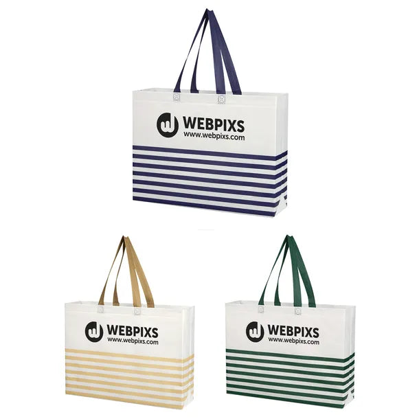 Horizontal Stripe Tote Bag