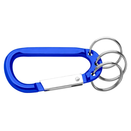 8mm Carabiner with Triple Split Ring