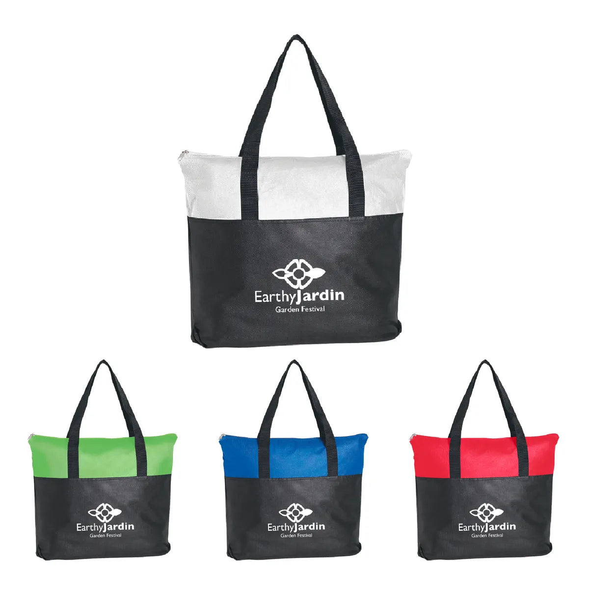 Non-Woven Zippered Tote Bag
