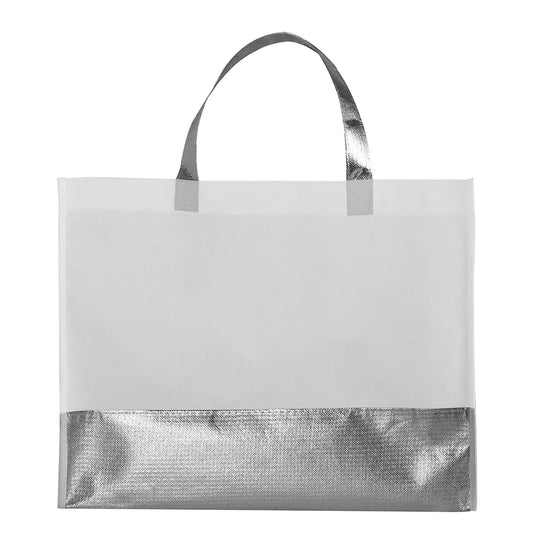 Metallic Accent Addie Tote Bag