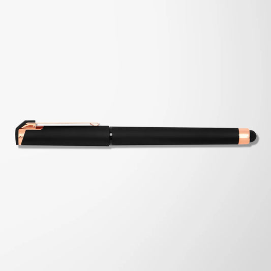 Full Color Hughes Gel Pen with Rose Gold Trim