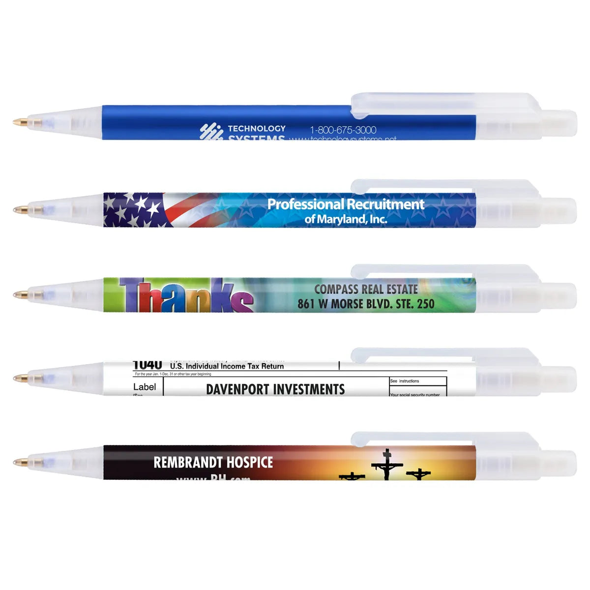 Design Wrap Colorama Pen with Frosted Trim