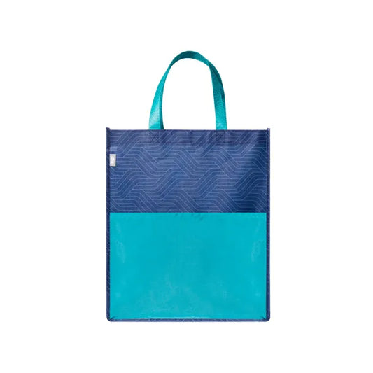 Patterned Rayna RPET Tote Bag with Pocket