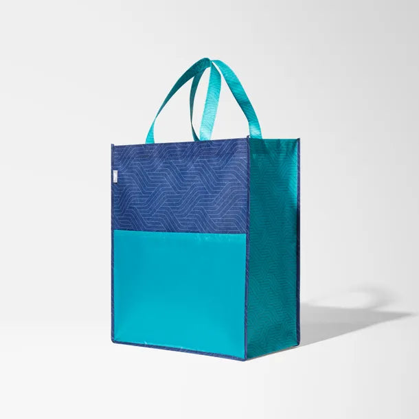 Patterned Rayna RPET Tote Bag with Pocket