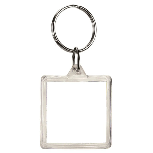 Square Crystal Key Tag