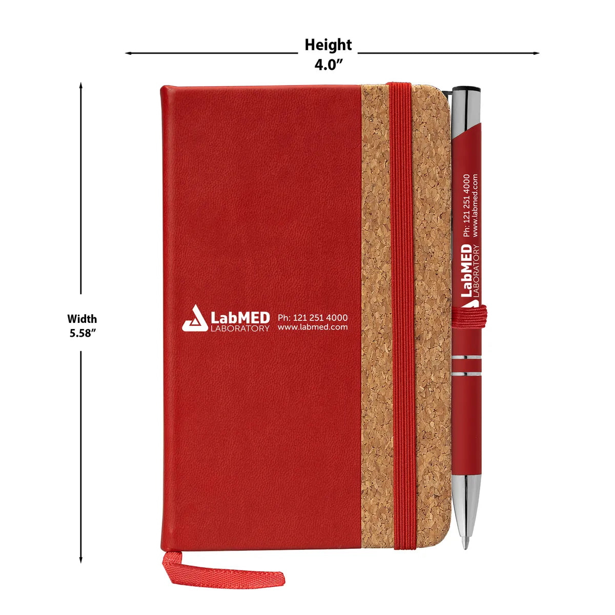 Hyde Cork Notebook & Paragon Pen