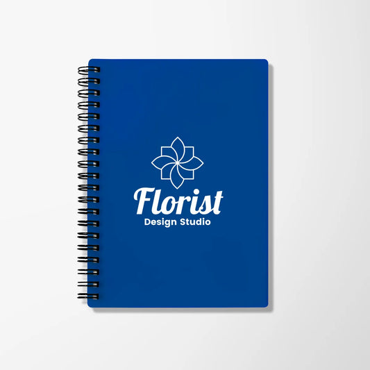 5'' X 7'' Rubbery Spiral Notebook