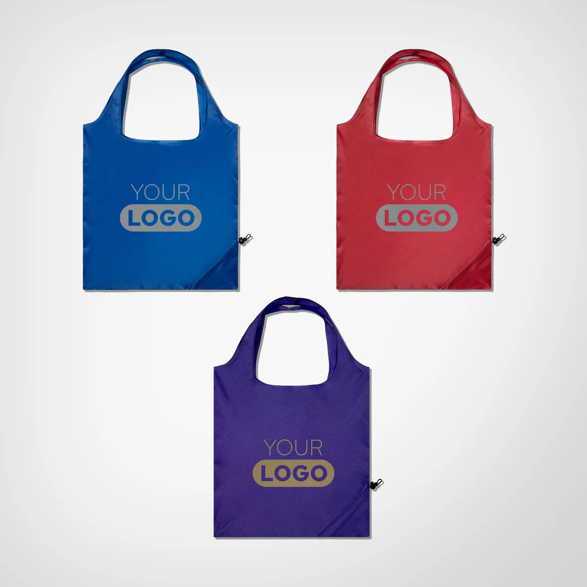 Foldable Shopper Tote with Metallic Imprint