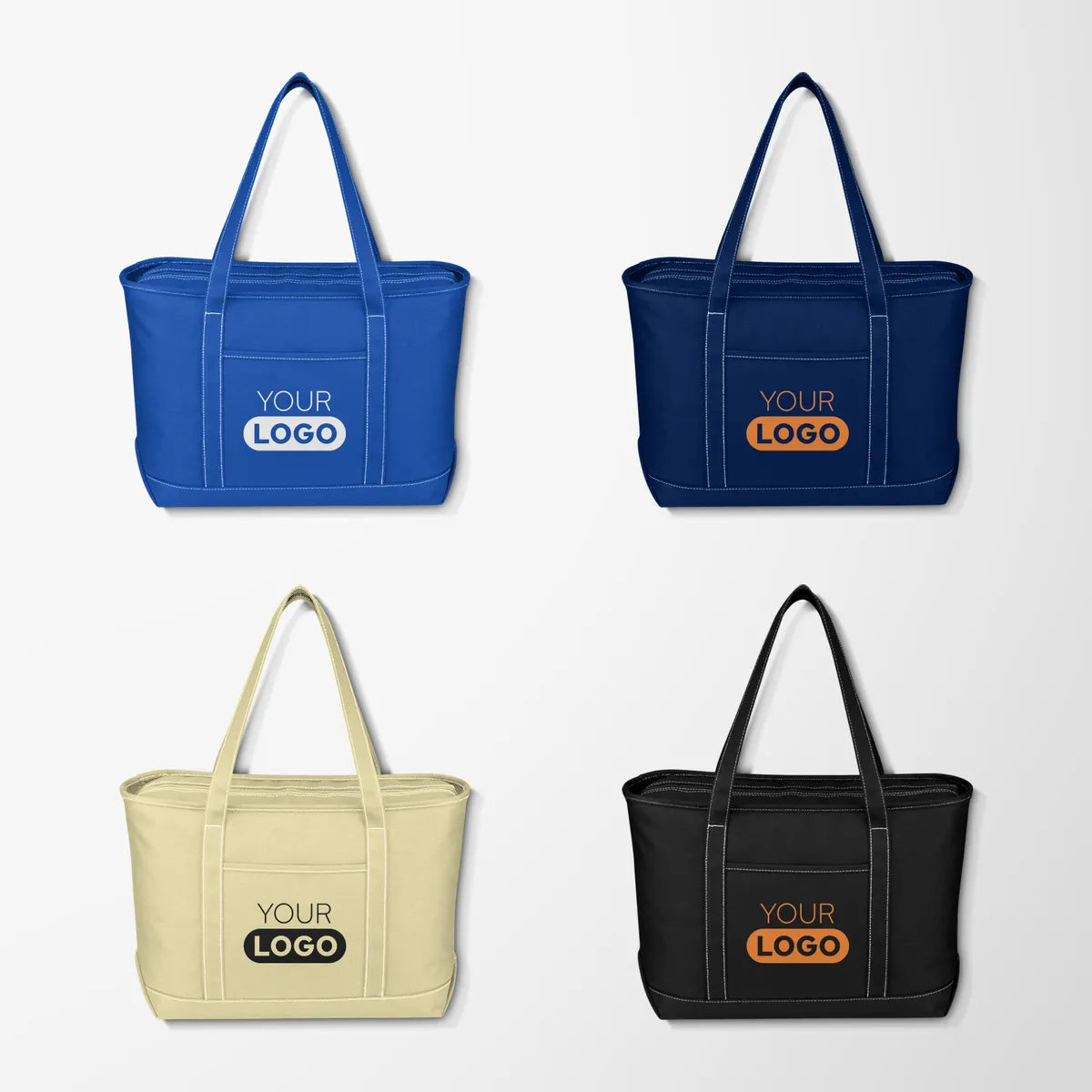 Large Cotton Canvas Yacht Tote