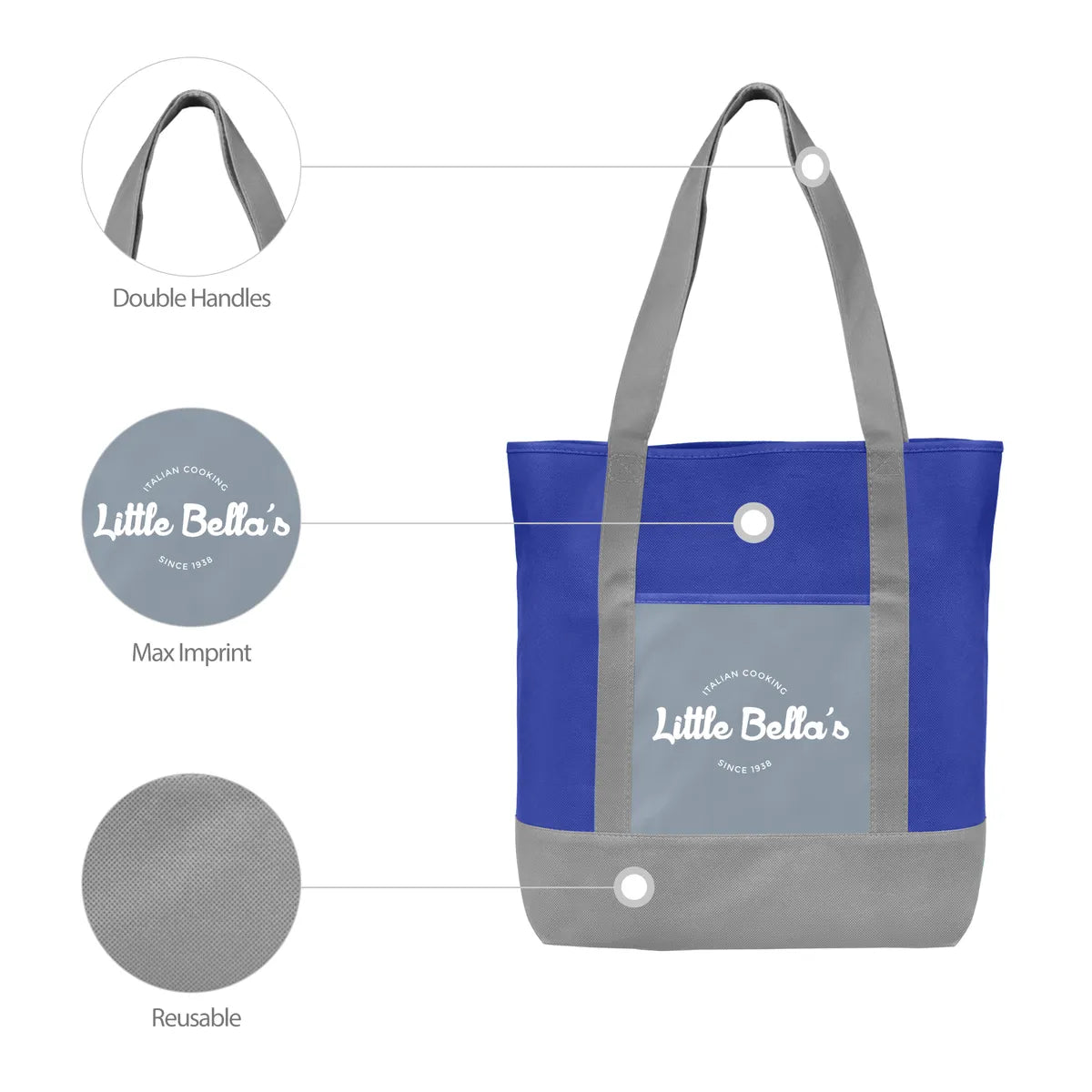 Morris Tote Bag with Pocket