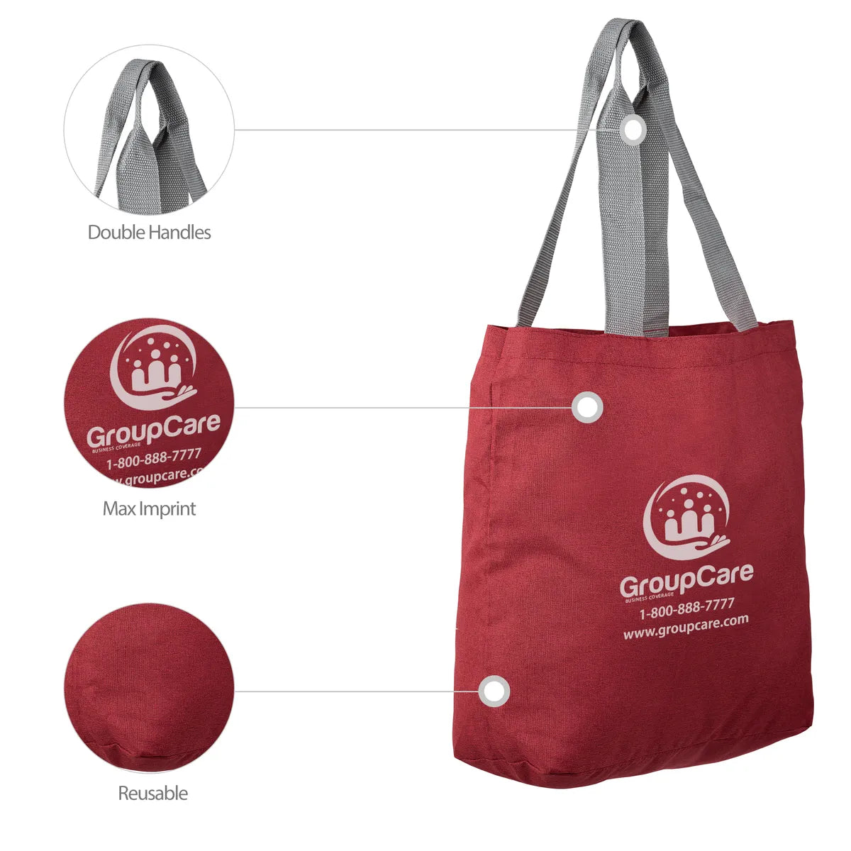 Medium Piper Polyester Tote Bag