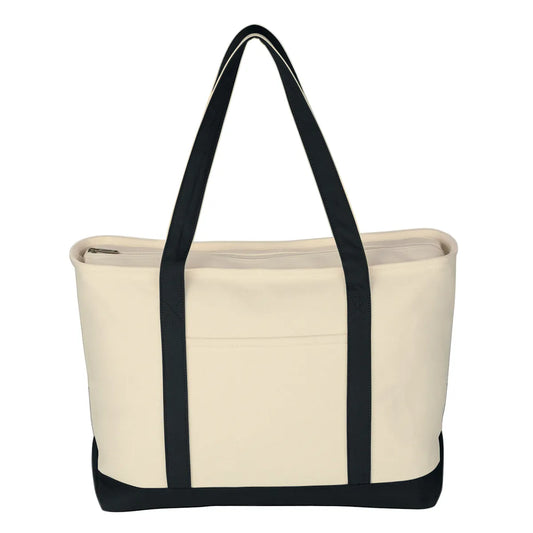 Large 24 oz. Cotton Canvas Boat Tote