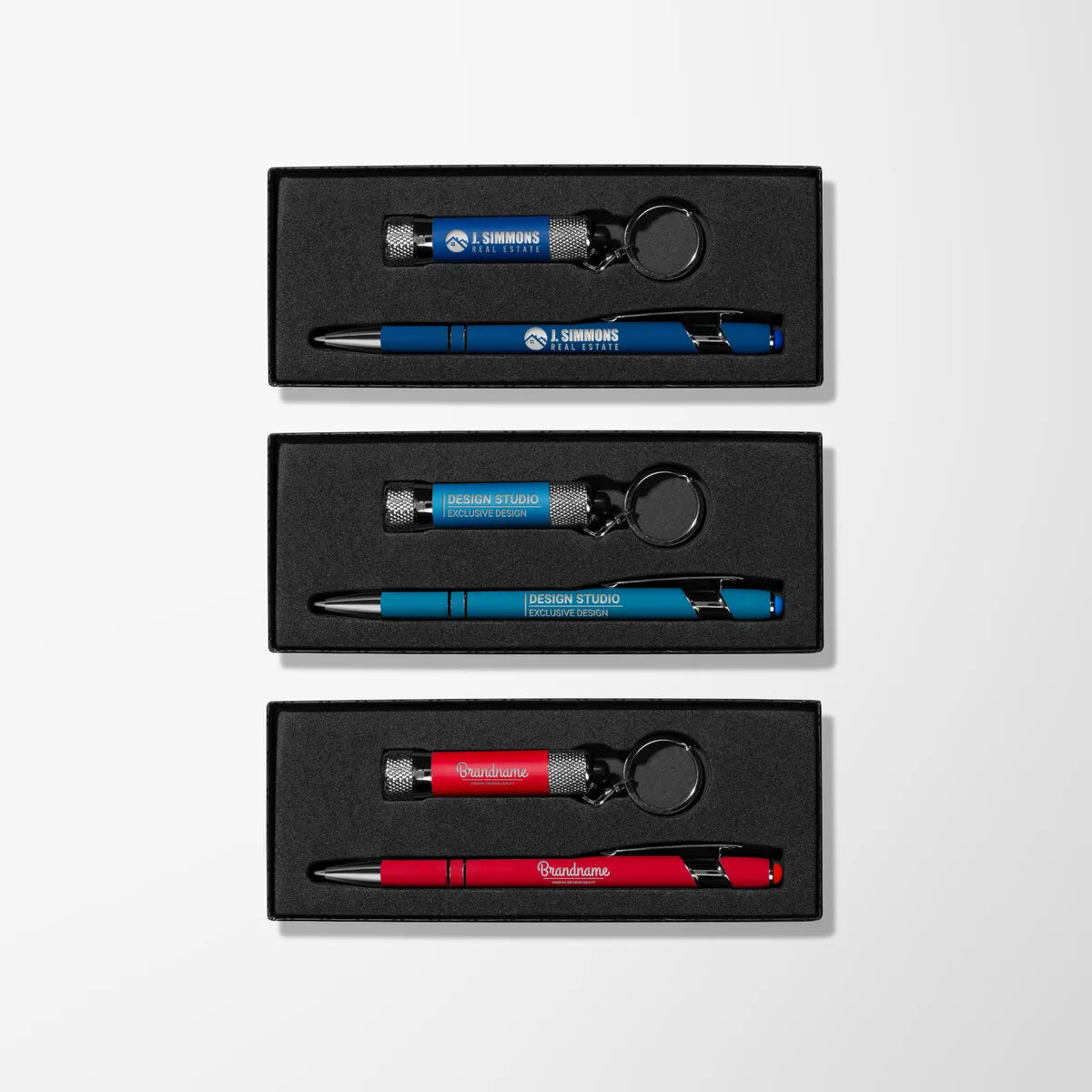 Alpha Soft Touch Pen & Flashlight Gift Set