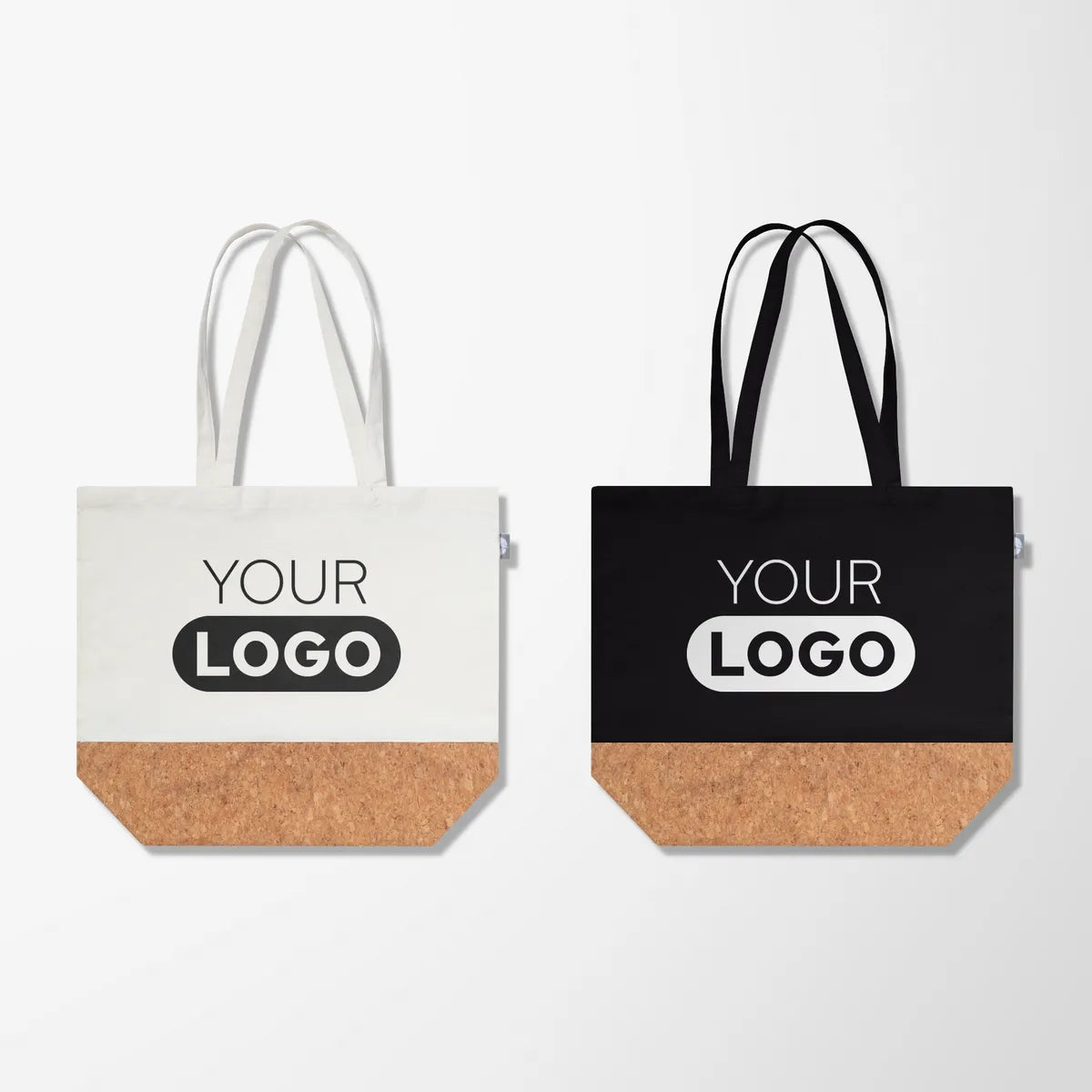 Gigi 9 oz. Recycled Cotton Tote Bag with Cork Trim