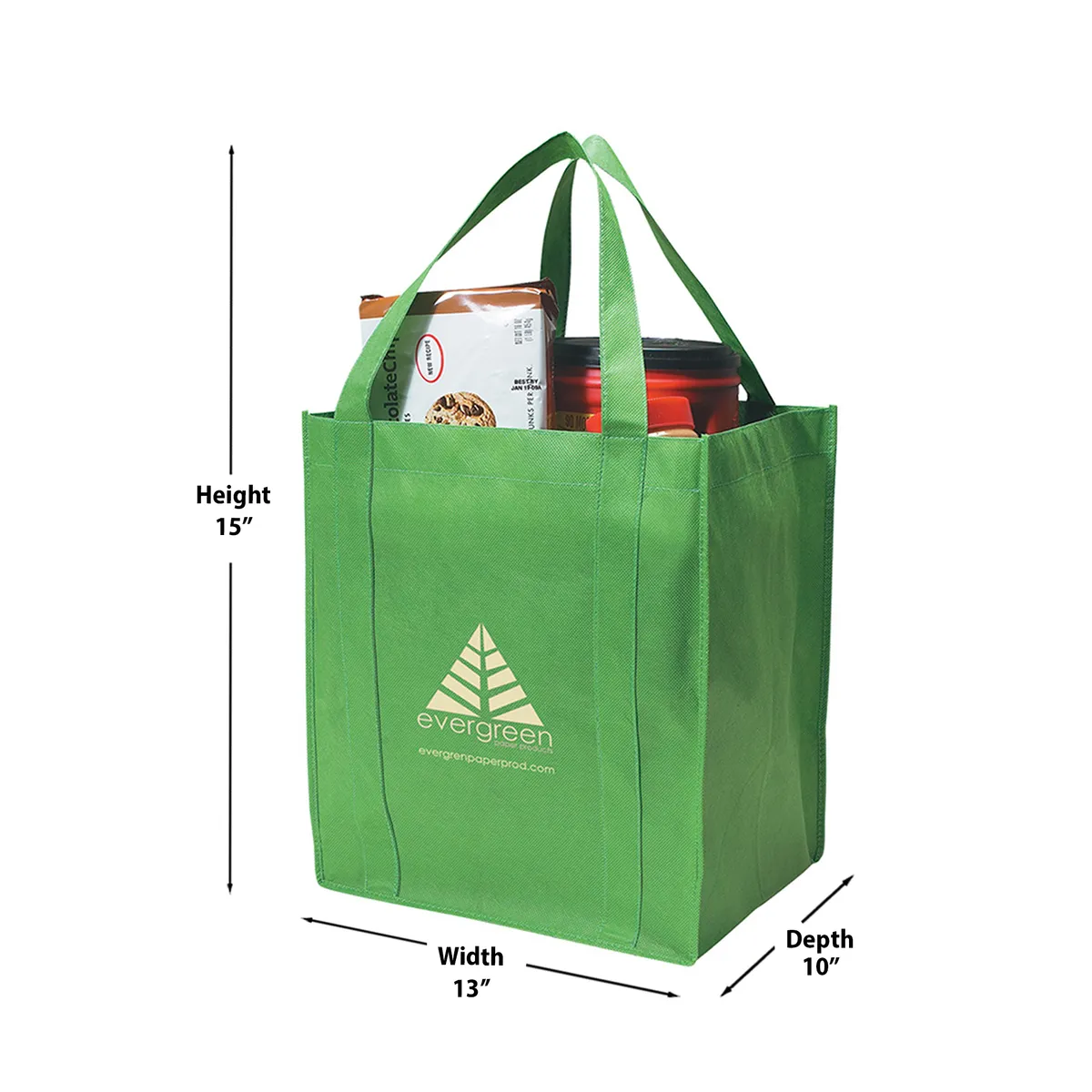 Large Water-Resistant Lila Shopping Tote