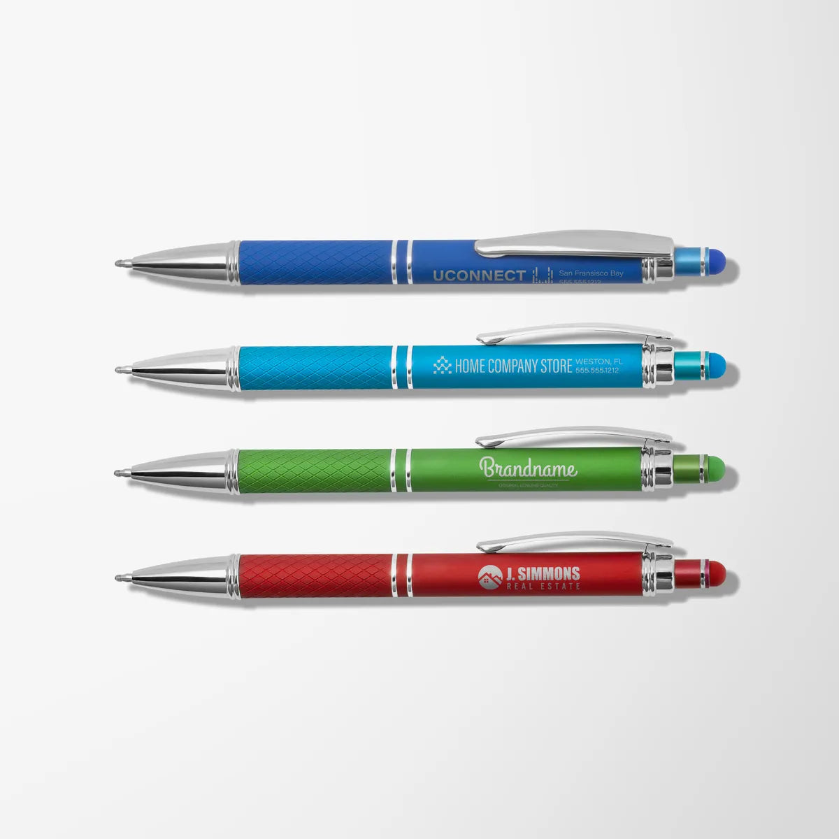 Bright Soft Touch Diamond Stylus Gel Pen