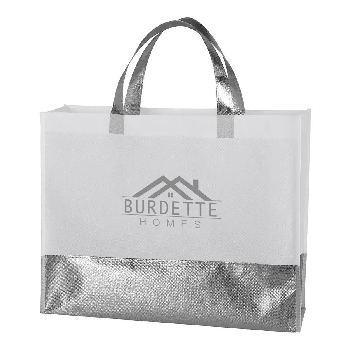 Metallic Accent Addie Tote Bag