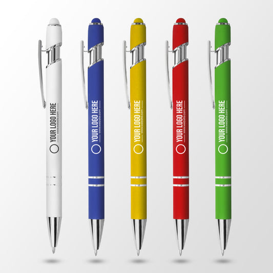 Lumos Stylus Soft Touch Pen with stylus - Assortment / Black / Rubber stationary