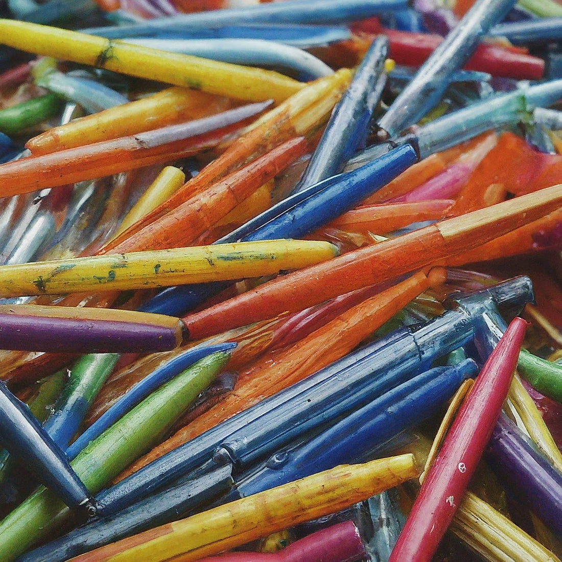 pile of pens