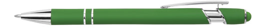 Green soft touch stylus pen
