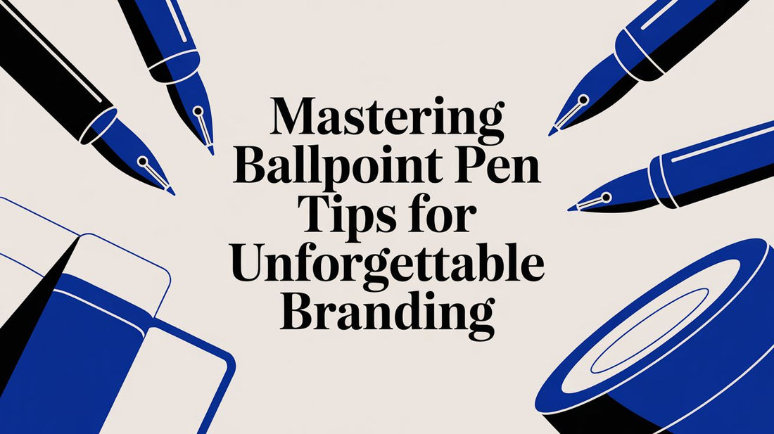 Beyond the Logo: A Guide to Ballpoint Pen Tips for Unforgettable Branding