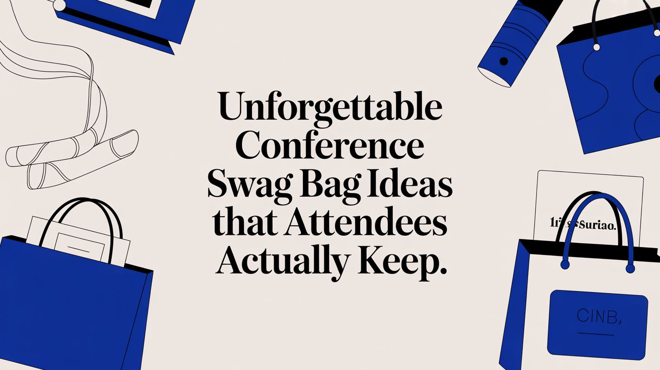 Ditch the Junk Drawer: Conference Swag Bag Ideas Attendees Actually Want