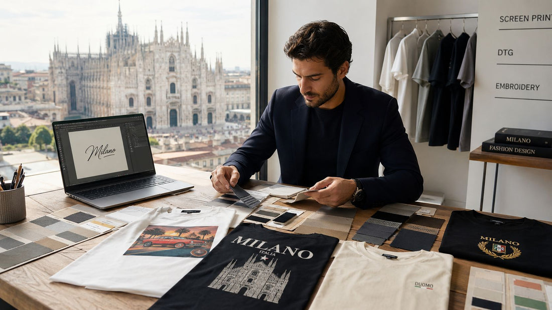 Maglietta personalizzata Milano: la tua guida B2B 2026