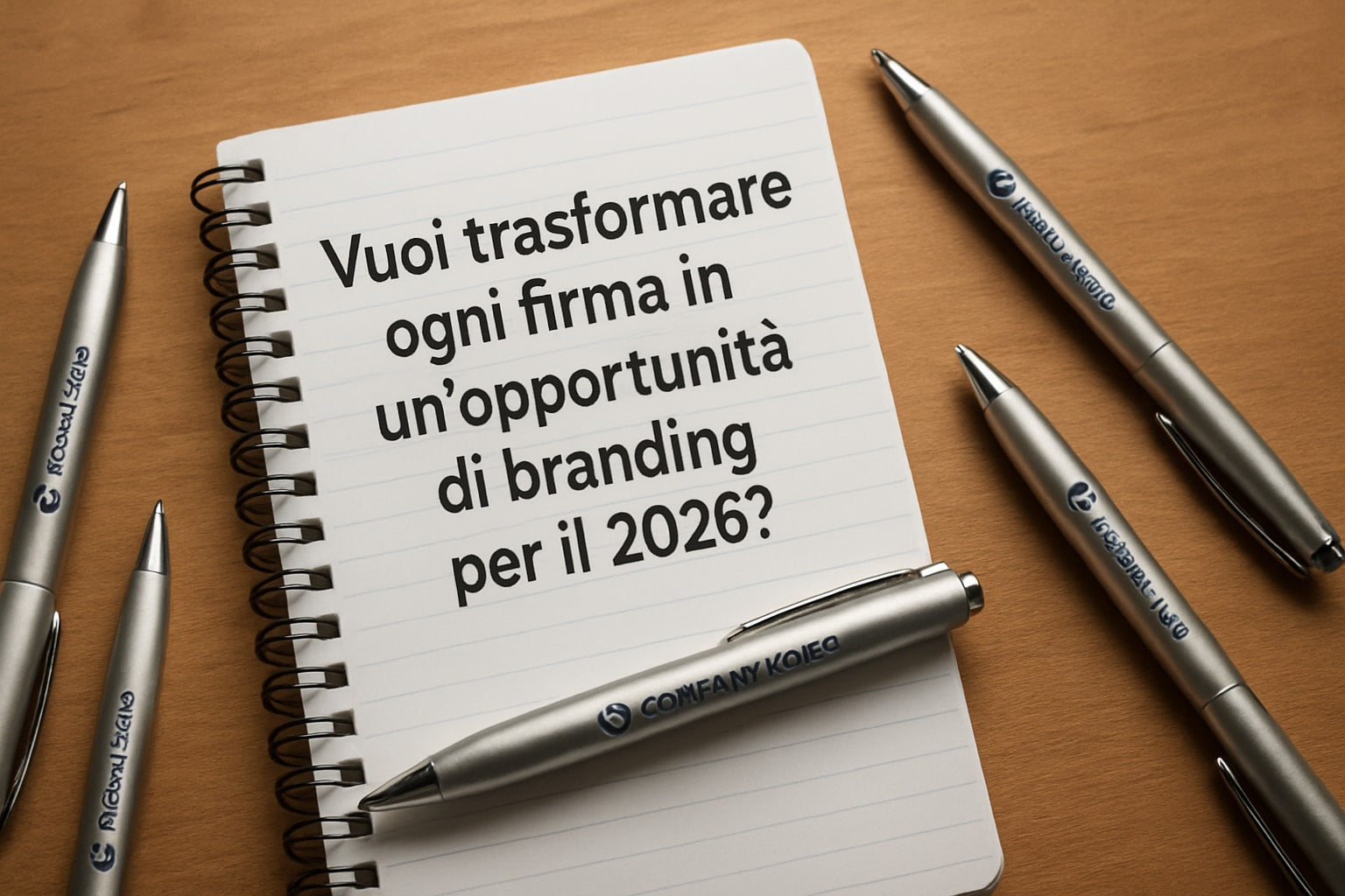 Ordina penne con logo aziendale: Guida Essenziale 2026
