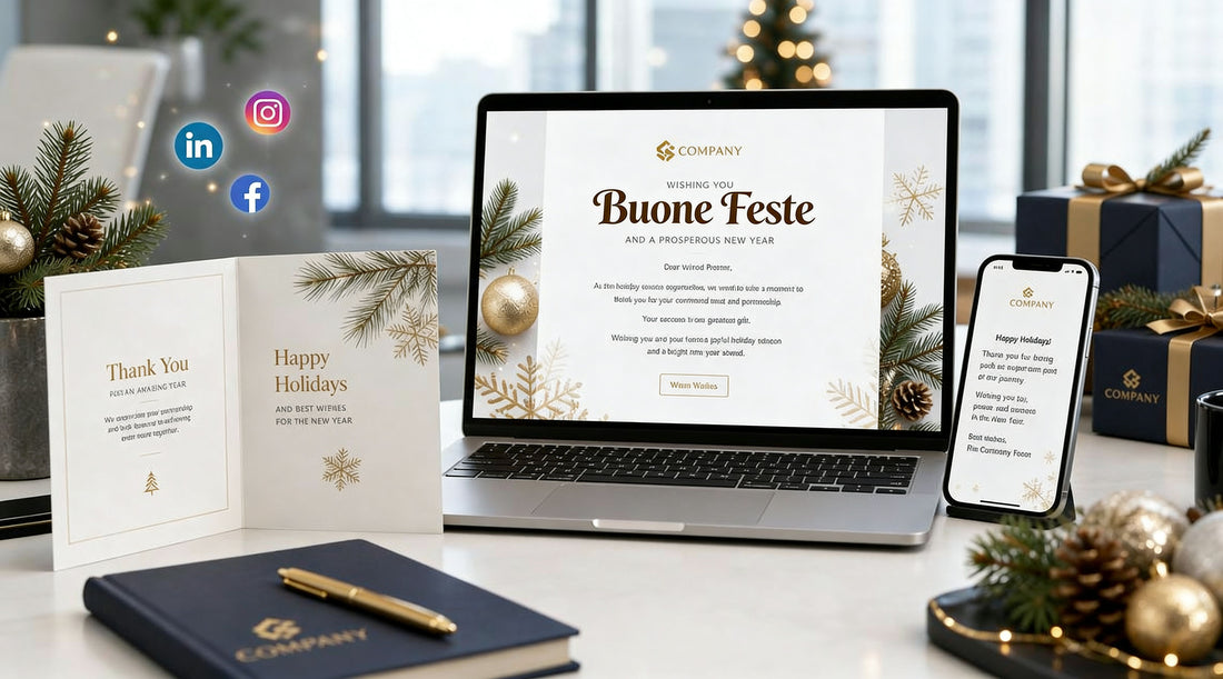 Crea auguri natale aziendale indimenticabili: idee 2026