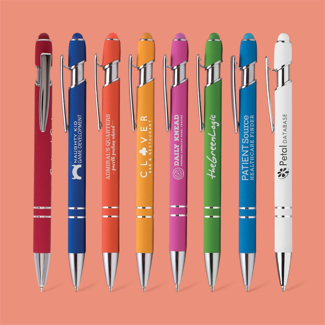 Soft touch pens