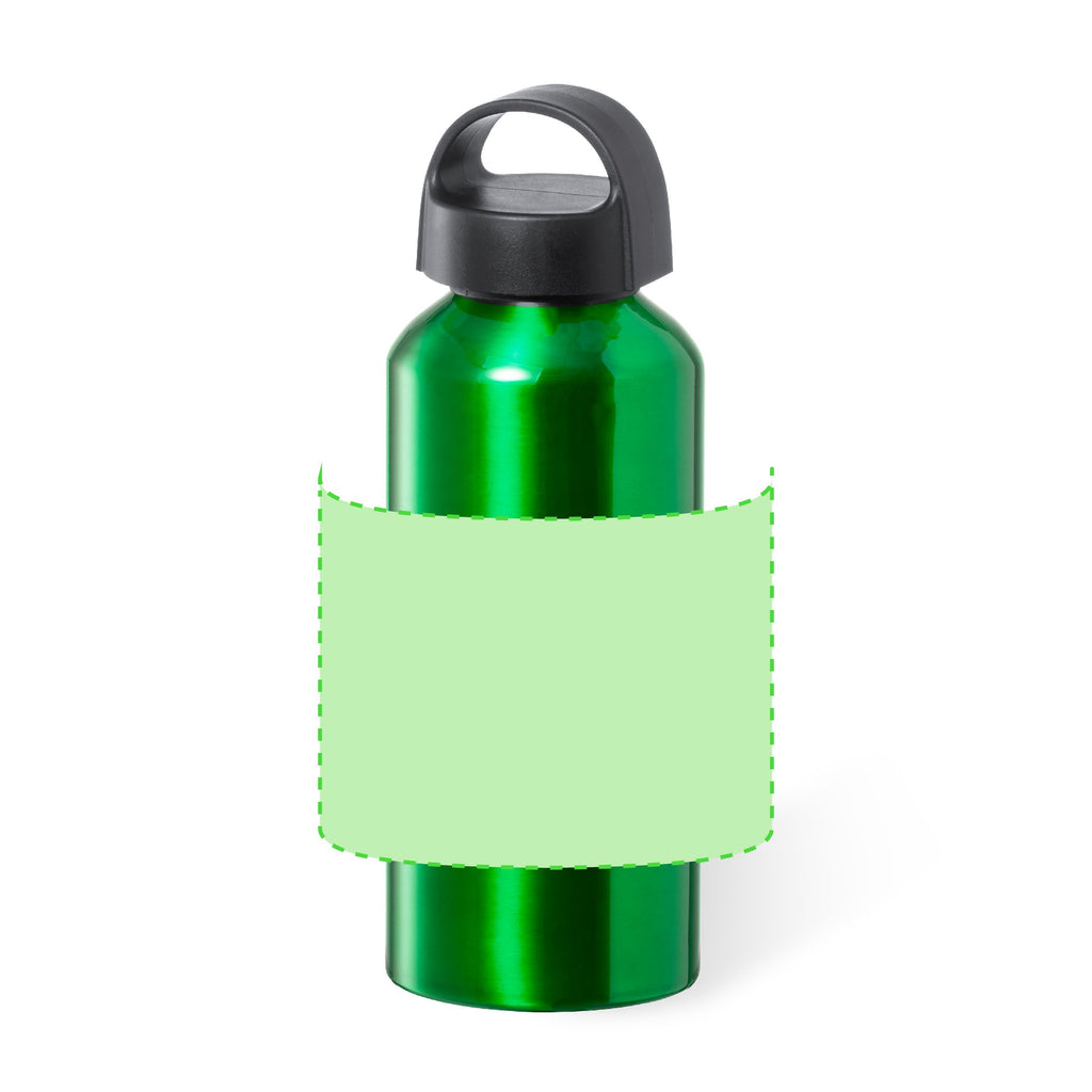Personalised Fecher 500ml aluminium bottle for promotional corporate gifts