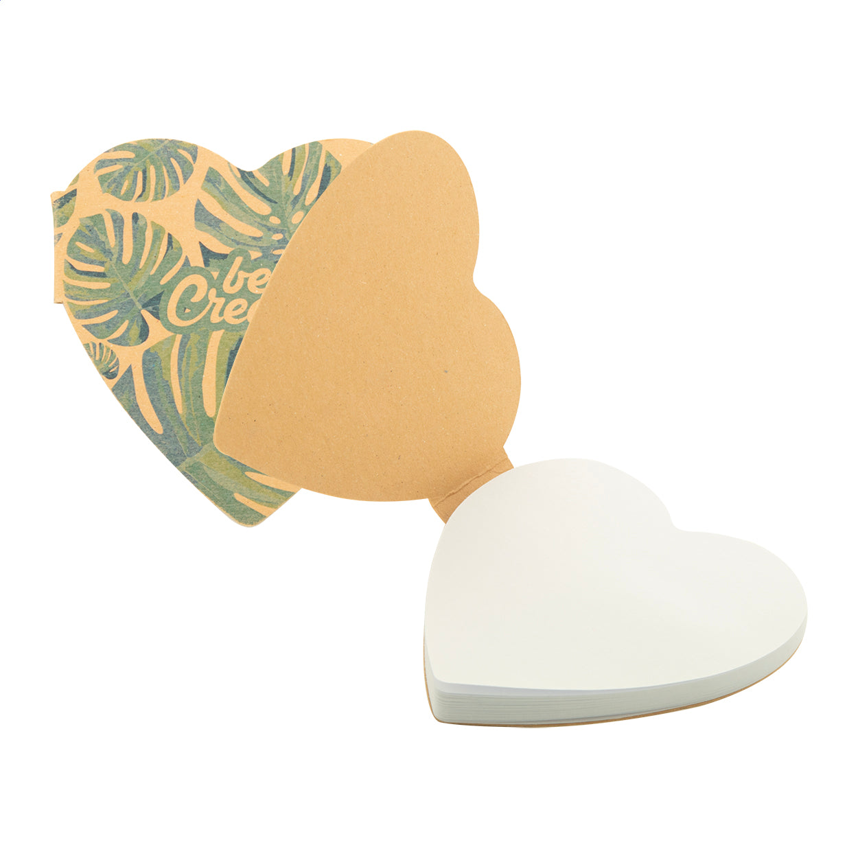 CreaStick Heart Eco Blocco appunti con fogli adesivi