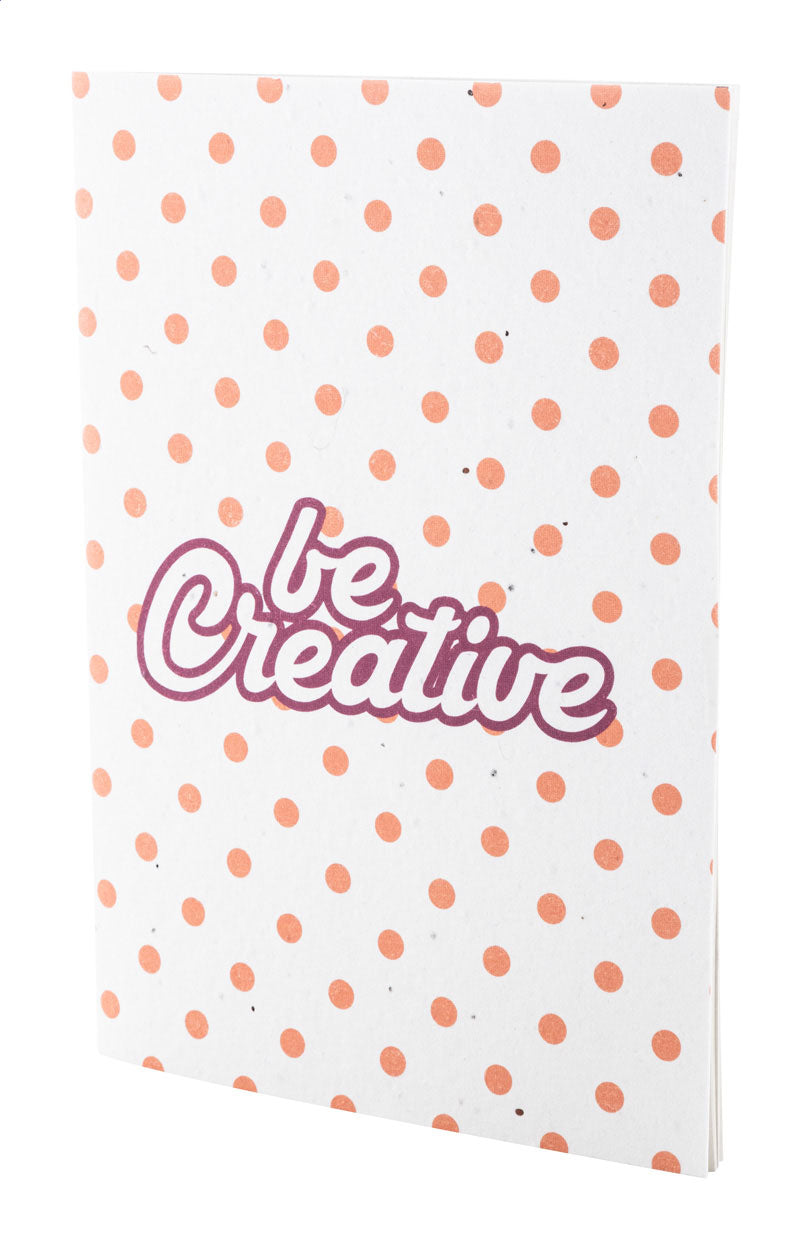 CreaNote A5 Seed Quaderno di carta con semi