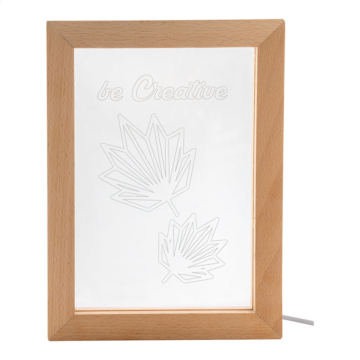 Woodiframe Trofeo con illuminazione a LED