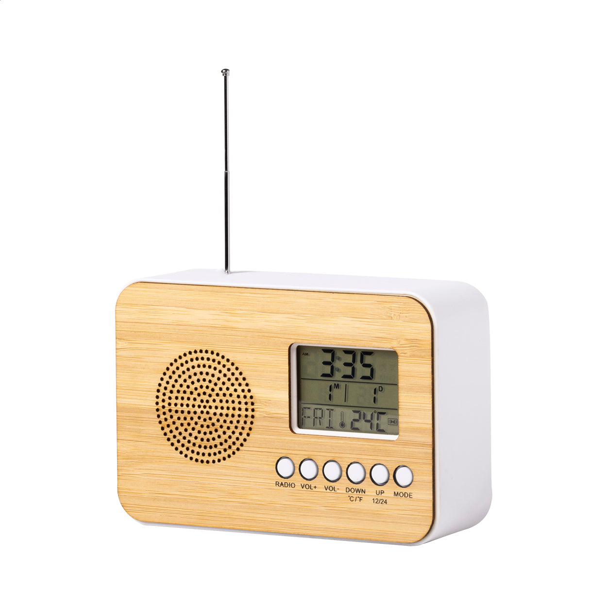 Bordio Orologio e radio da tavolo