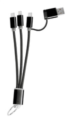Rashort Portachiavi con cavo di ricarica USB