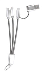Rashort Portachiavi con cavo di ricarica USB