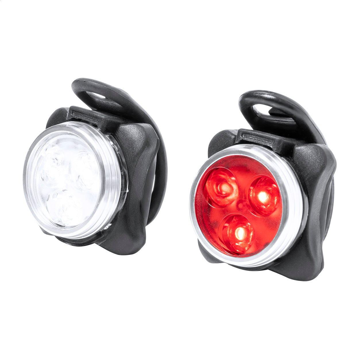 Bilux Set di luci ricaricabili per bicicletta